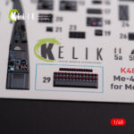 Messerschmitt Me-410 A1 interior 3D decals for Meng Model  kit (1/48) - Image 4