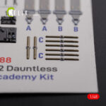 SBD-2 Dauntless interior 3D decals for Academy kit (1/48) - Image 5