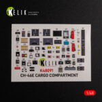 CH-46E Cargo compartment interior 3D decals for Academy kit  (1/48) - Image 3