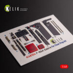 F-86A Sabre -  interior 3D decals for ClearProp kit (1/48)