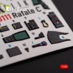 Rafale C - interior 3D decals for Academy/Revell kit (1/48) - Image 2