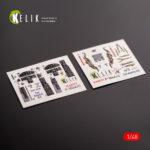 F-104 A/C - interior 3D decals for Kinetic kit (1/48)