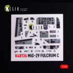 Mig-29C (9-13) Fulcrum interior 3D decals for GWH (1/48) - Image 2