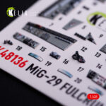 Mig-29C (9-13) Fulcrum interior 3D decals for GWH (1/48) - Image 5