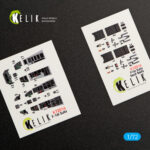 F-16I Sufa interior 3D decals for Kinetic kit (1/72)