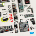 MiG-29 Fulcrum-A 9-12 interior 3D decals for GWH kit (1/72) - Image 5