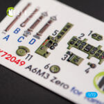 A6M3 Zero - interior 3D decals for Tamiya kit (1/72) - Image 2