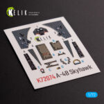 A-4B Skyhawk interior  3D decals for Hobby 2000/Fujimi  kit (1/72)