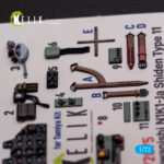 N1K1-Ja Shiden Type 11  interior  3D decals for Tamiya kit (1/72) - Image 3