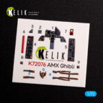 Amx Ghibli  interior  3D decals for Italeri kit (1/72) - Image 2