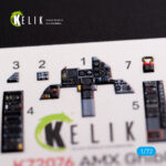 Amx Ghibli  interior  3D decals for Italeri kit (1/72) - Image 5