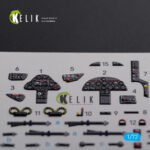 Folland Gnat T.1 interior 3D decals for Airfix  kit (1/72) - Image 2