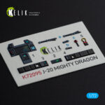 J-20 Mighty Dragon - interior 3D decals for Dream Model kit (1/72)