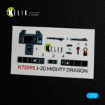 J-20 Mighty Dragon - interior 3D decals for Dream Model kit (1/72) - Image 2
