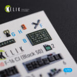 F-16 CJ (Block 50) interior 3D decals for Tamiya kit (1/72) - Image 3