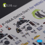 F-106A Delta Dart interior  3D decals for Meng  kit (1/72) - Image 3