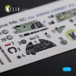 Hurricane Mk IIC  interior  3D decals for Arma Hobby  kit (1/72) - Image 2