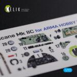 Hurricane Mk IIC  interior  3D decals for Arma Hobby  kit (1/72) - Image 3