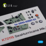 Sea Hurricane Mk I  interior  3D decals for Arma Hobby  kit (1/72) - Image 4