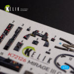 MIRAGE III C - interior  3D decals for Modelsvit  kit (1/72) - Image 3