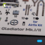 Gloster Gladiator Mk.I/II - interior 3D decals for Airfix kit (1/72) - Image 4
