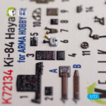 Ki-84 Hayate - interior 3D decals for Arma Hobby kit (1/72) - Image 5