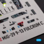 Mig-29 Fulcrum-C  9-13 interior 3D decals for GWH kit (1/72) - Image 2
