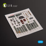 Bristol Beauhfighter TF.X - interior 3D decals for Airfix kit (1/72)