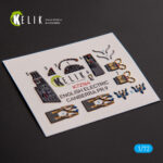 English Electric Canberra PR.9 - interior 3D decals for Airfix kit (1/72)