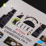 English Electric Canberra PR.9 - interior 3D decals for Airfix kit (1/72) - Image 3