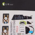 English Electric Canberra PR.9 - interior 3D decals for Airfix kit (1/72) - Image 4