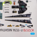 F-117A NIGHTHAWK - interior 3D decals for Hasegawa kit (1/72) - Image 5