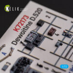 Dewoitine D.520 - interior 3D decals for Hobby 2000/Hasegawa kit (1/72) - Image 4