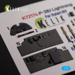 P-38J "Lightning" - interior 3D decals for Italeri/Academy kit (1/72) - Image 2