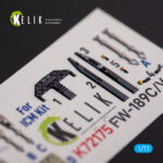 FW-189C/V-6 - interior 3D decals for ICM kit (1/72) - Image 2