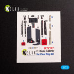 F-86A Sabre - interior 3D decals for ClearProp kit (1/72)