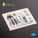 A-10C Thunderbolt II - interior 3D decals for GWH kit (1/72) - Image 2