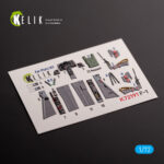 F-1 Support Fighter - interior 3D decals for Platz kit (1/72) - Image 2