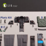 F-1 Support Fighter - interior 3D decals for Platz kit (1/72) - Image 3