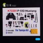 P-51D Mustang - interior 3D decals for Tamiya kit (1/72)