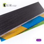 Asphalt road Moto race track type 1   Base - Acrylic 3 mm (180 x 357 mm)  (1/12)