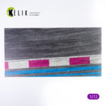 Asphalt road Moto race track type 3  Base - Acrylic 3 mm (180 x 357 mm)  (1/12) - Image 2