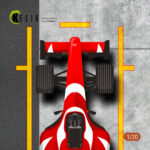 F1 Pitstop Type 2  Base - Acrylic 3 mm (180 x 357 mm) (210 g) (1/20) - Image 5