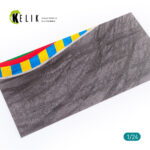 Asphalt road 24 Hours of Le Mans Turn Base - Acrylic 3 mm (180 x 357 mm)  (1/24)