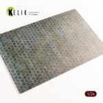 Cobblestone road 1910s-1930s Base - Acrylic 3 mm (280 x 180 mm) (170 g) (210 g) (1/24)