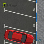 Supermarket Parking type 2 Base - Acrylic 3 mm (180 x 357 mm) (210 g) (1/43) - Image 5