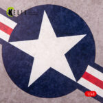US Roundel - Acrylic 3 mm (240 x 240 mm) (190g) (1/72 - 1/48) - Image 2