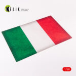 Italy Flag - Acrylic 3 mm (410 x 270 mm) (410 g) (1/48)