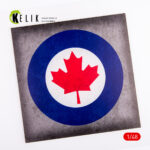 Canada Roundel - Acrylic 3 mm (240 x 240 mm) (190g) (1/72 - 1/48)