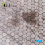 Swiss hexagonal concrete parking place Base - Acrylic 3 mm (280 x 180 mm) (170 g) (1/72) - Image 4